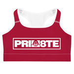 Prim8te Sports bra - Dark Red